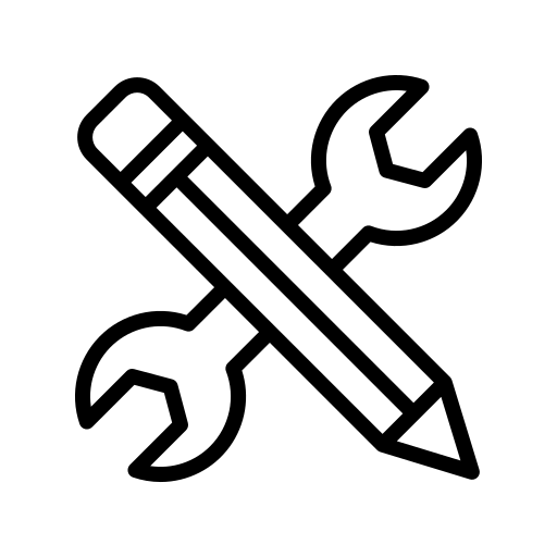 An icon representing design